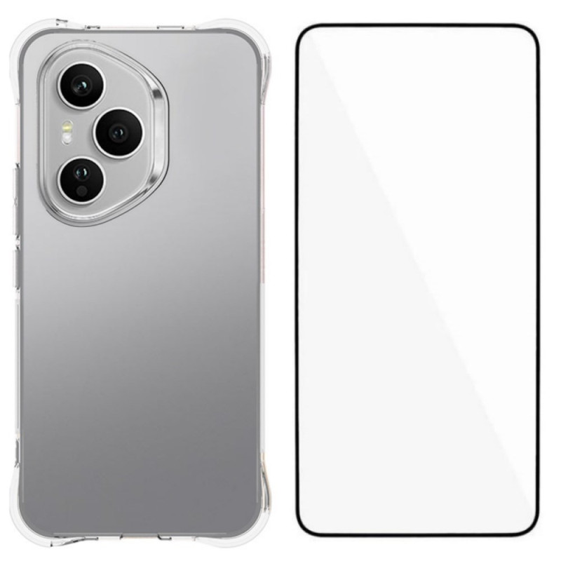 Coque WHonor 400 Pro Transparente avec Protection Écran en Verre Trempé