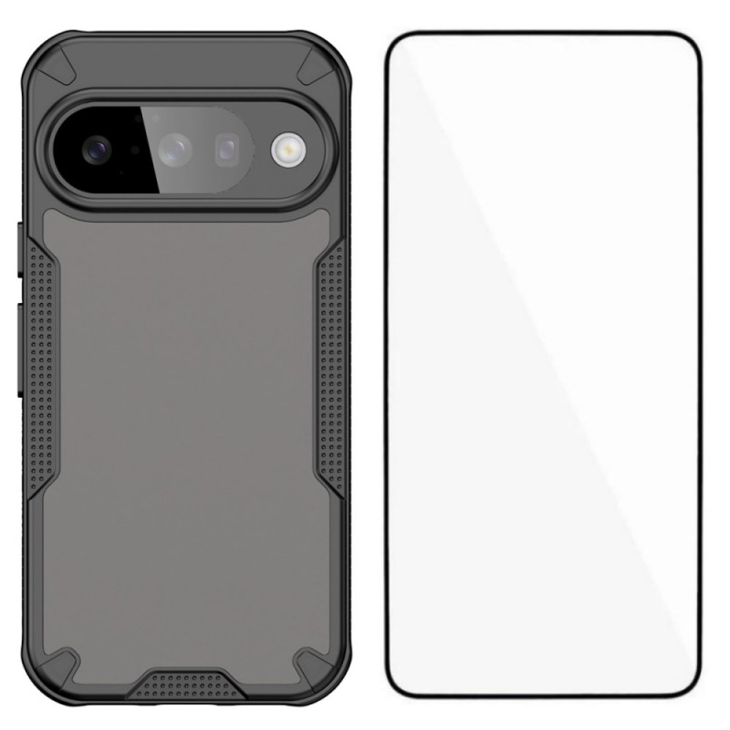 Coque Google Pixel 10 Givrée avec Protecteur Écran en Verre Trempé