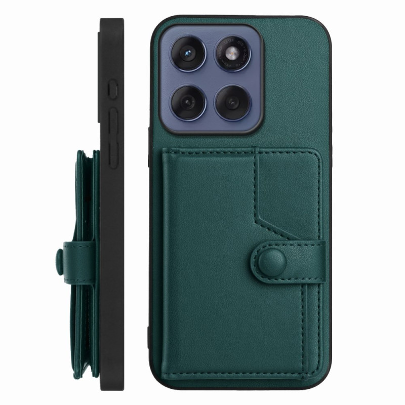 Coque Motorola Edge 60 5G Porte-Cartes RFID et Support