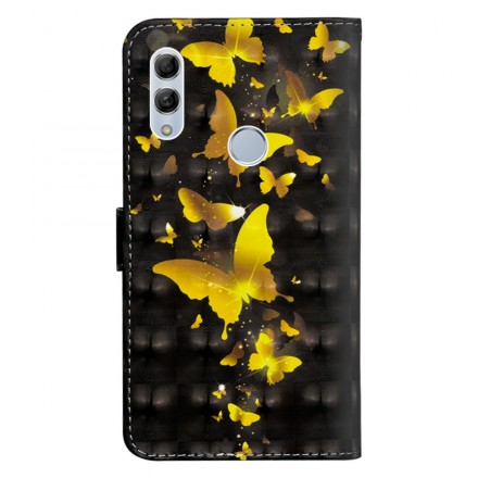 Housse Honor 10 Lite / Huawei P Smart 2019 Papillons Jaunes Housse Honor 10 Lite / Huawei P Smart 2019 Papillons Jaunes