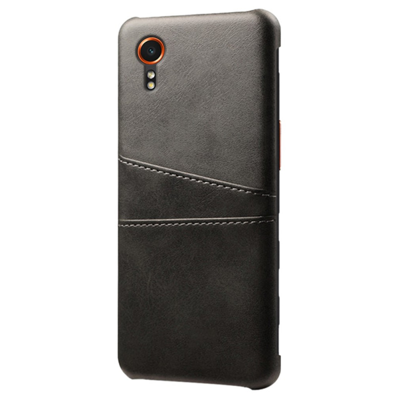 Coque Samsung Galaxy Xcover 7 Effet Cuir Porte-Cartes