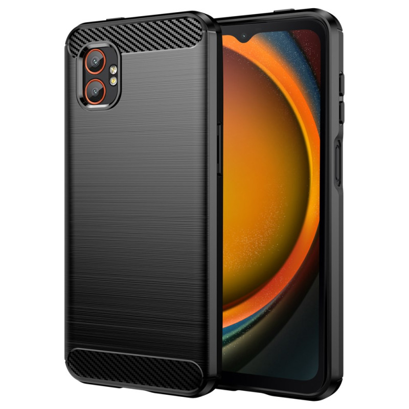 Coque Samsung Galaxy XCover 7 Pro Fibre Carbone Brossée