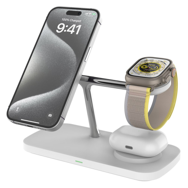 Chargeur Sans Fil Magnétique 3 en 1