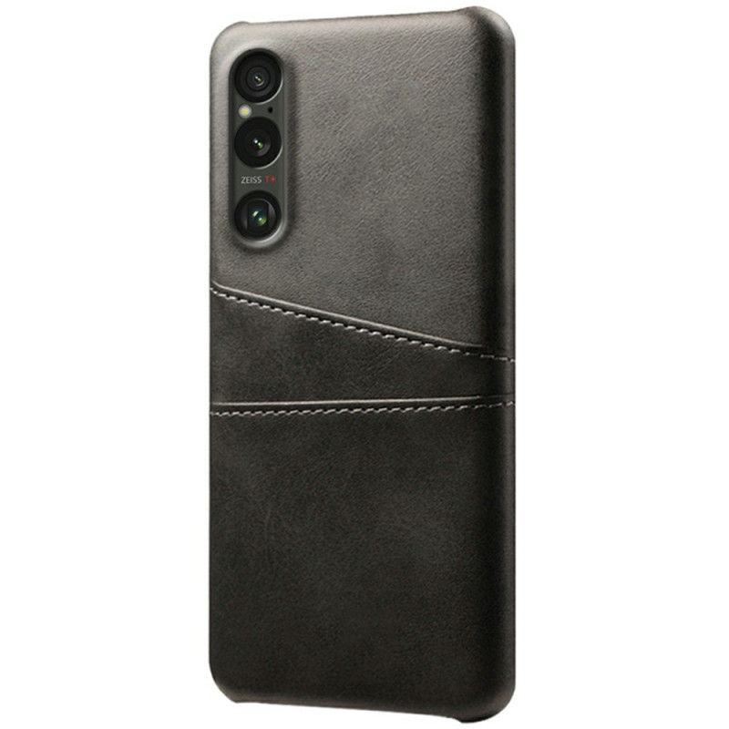Coque Sony Xperia 1 VII Effet Cuir Porte-Cartes