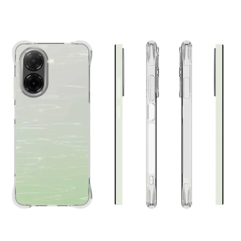Coque Transparente Avec Cordon Pour Xiaomi Redmi A5 4G - Housse Silicone TPU Antichoc - Collier Réglable Amovible - Vert