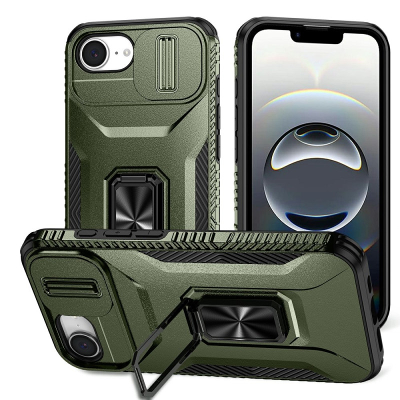 Coque iPhone 16E Robuste avec Protection pour Caméra et Support