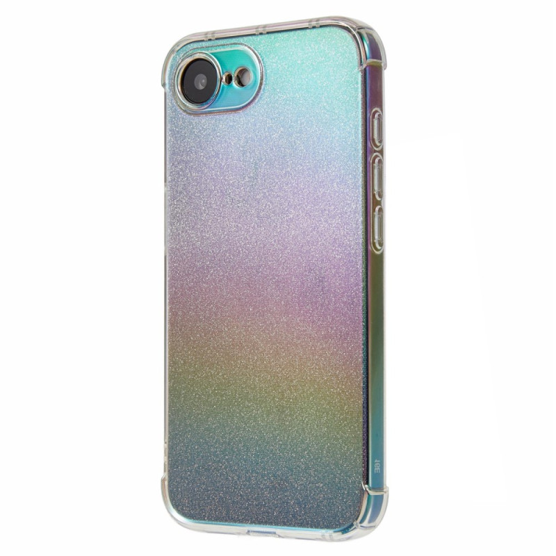 Coque iPhone 17E / 16E Transparente avec Papier Pailleté