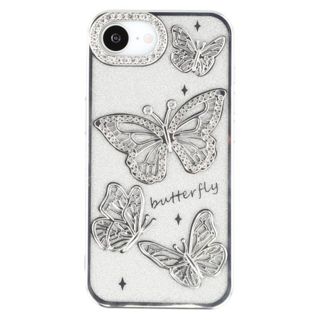Coque iPhone 16E Papillons...