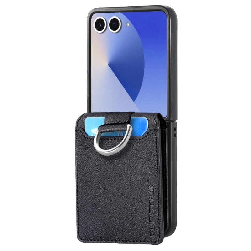 Coque Samsung Galaxy Z Flip 7 Premium Porte-Cartes et Support