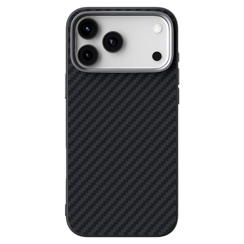 Coque iPhone 17 Pro Compatible MagSafe Fibre Carbone ABEEL