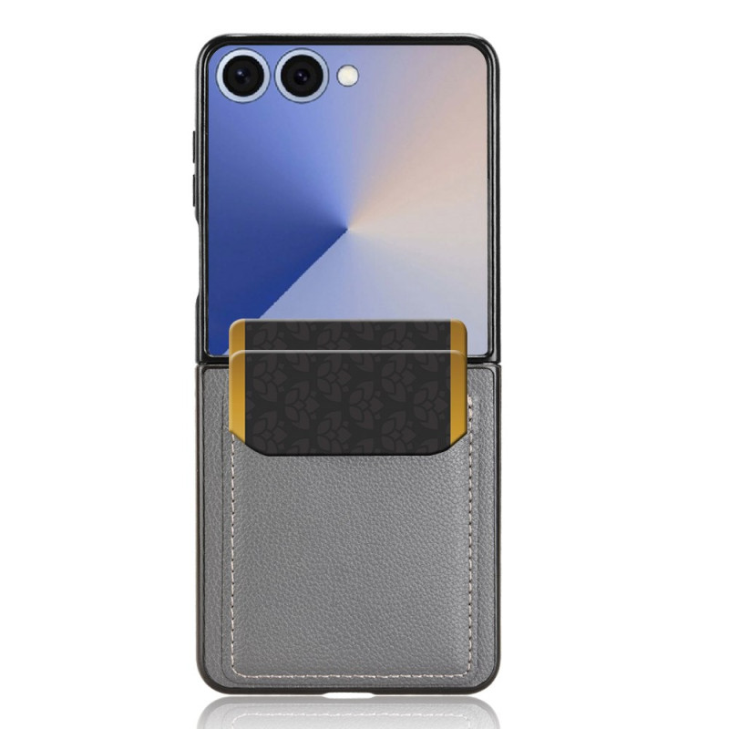 Coque Samsung Galaxy Z Flip 7 Style Cuir Porte-Cartes