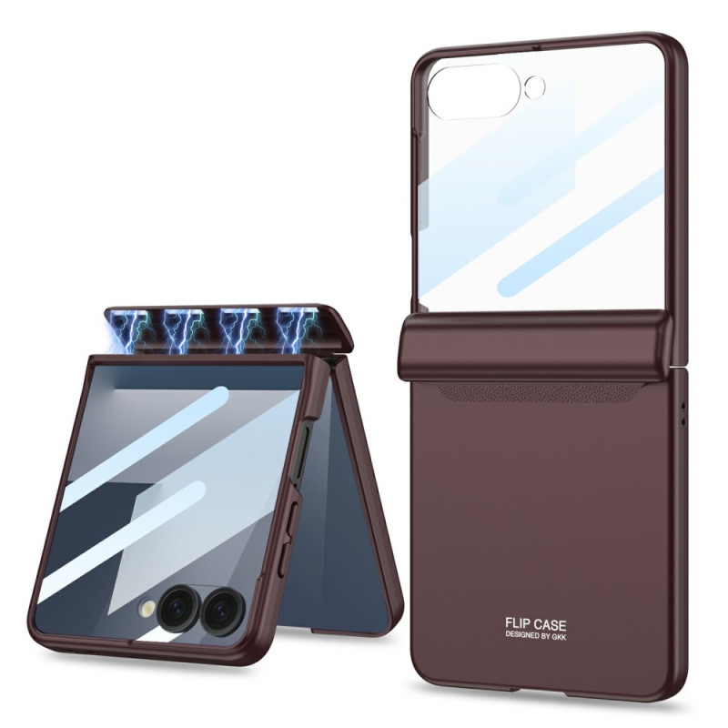Coque Samsung Galaxy Z Flip 7 5G Protection Magnétique de Charnière et Film de Protection Écran