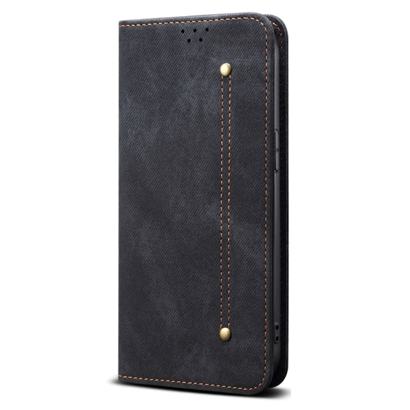 Flip Cover Poco F7 Tissu Jeans