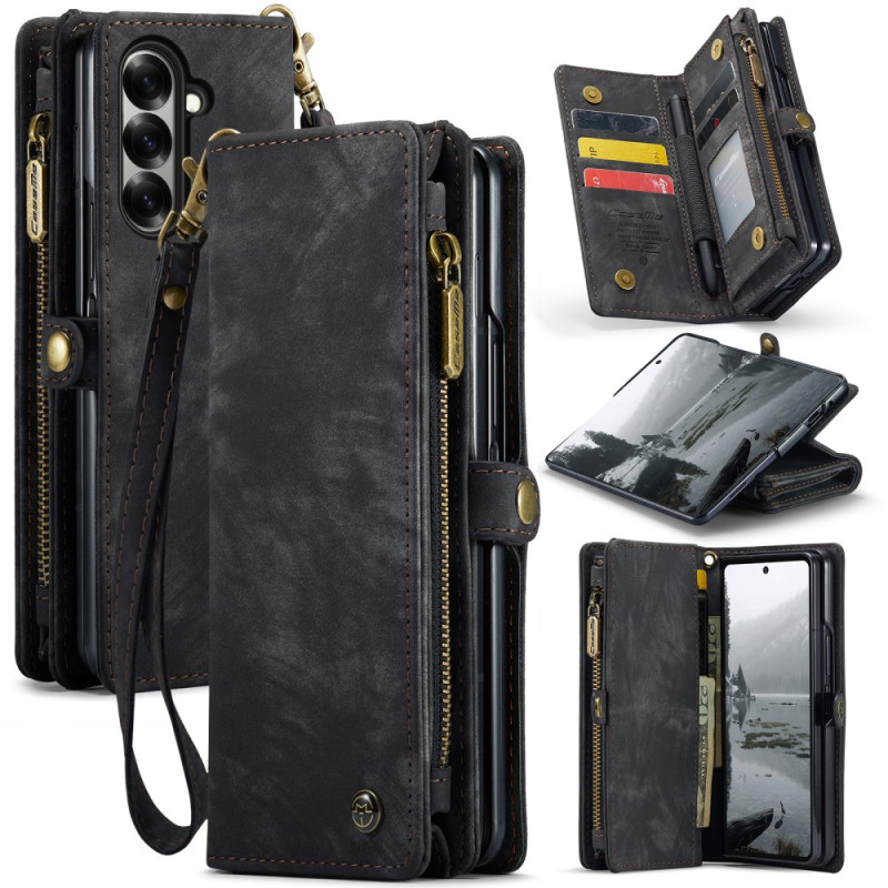 Housse Samsung Galaxy Z Fold 7 Portefeuille Détachable CASEME