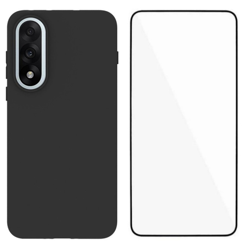 Coque OnePlus Nord 5 Silicone avec Protection d'Écran en Verre Trempé
