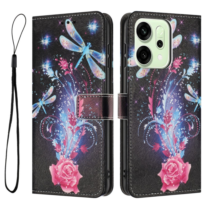 HousseOppo Reno 14 5G Libellules