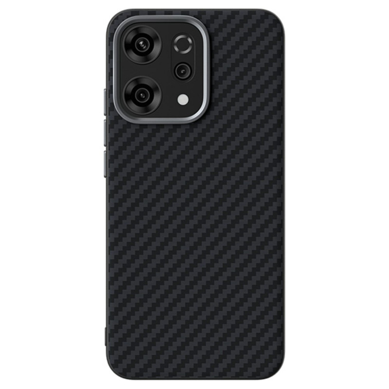 Coque Oppo Reno 14 5G Compatible MagSafe Fibre de Carbone