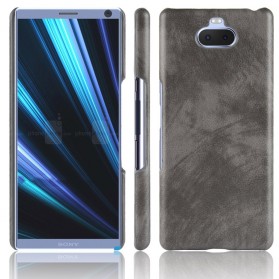 Coque Sony Xperia 10 Plus Effet Cuir Litchi Performance