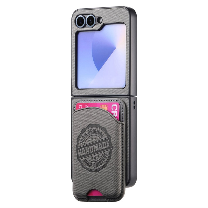 Coque Samsung Galaxy Z Flip 7 FE / Z Flip 6 Compatible MagSafe Porte-Cartes Détachable