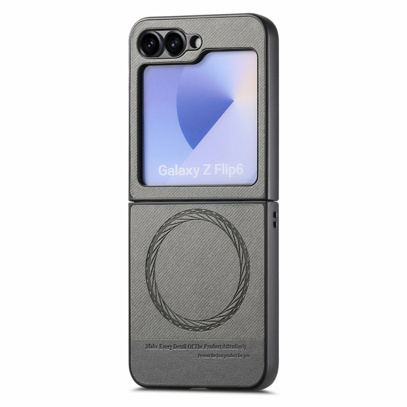Coque Samsung Galaxy Z Flip 7 FE / Z Flip 6 Compatible MagSafe Texture Denim
