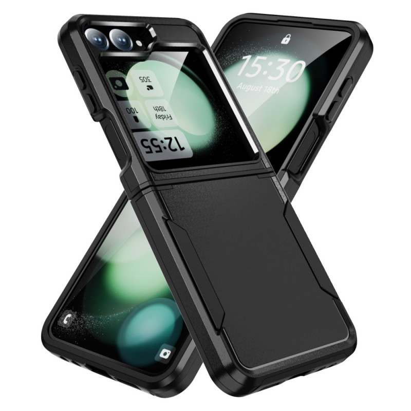 Coque Samsung Galaxy Z Flip 7 FE / Z Flip 6 Robuste Effet Métal
