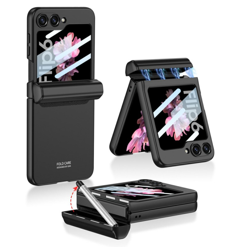Coque Samsung Galaxy Z Flip 7 FE / Z Flip 6 Stylet et Charnière Magnétique