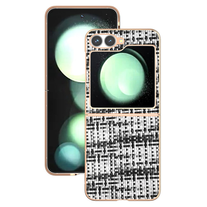 Coque Samsung Galaxy Z Flip 7 FE / Z Flip 6 Simili Cuir Texturé