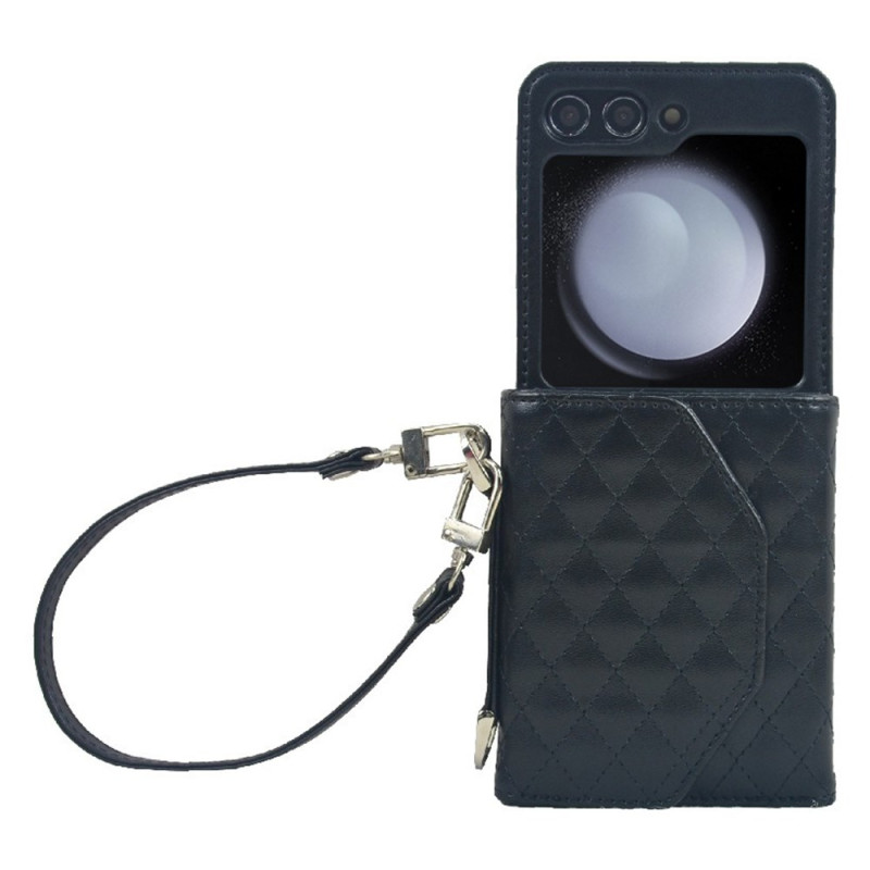 Coque Samsung Galaxy Z Flip 7 FE / Z Flip 6 Porte-Cartes et Sangle