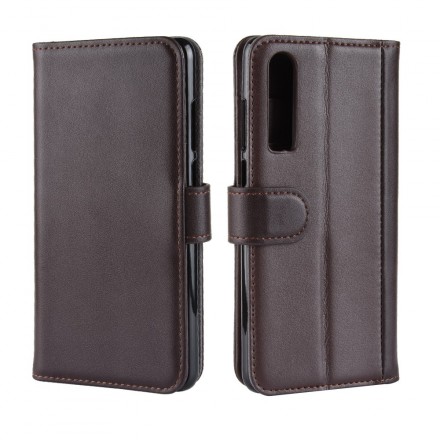 Housse Huawei P30 Cuir Fendu Housse Huawei P30 Cuir Fendu