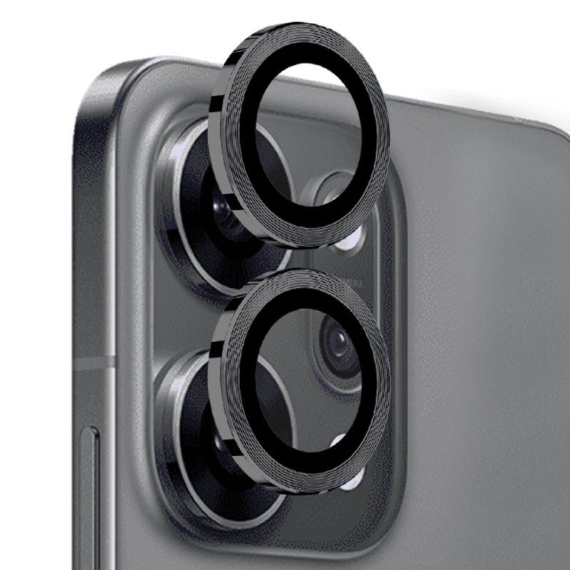 Protection d'Objectifs pour Oppo Reno 14 Pro 5G Anneaux Métal et Verre Trempé