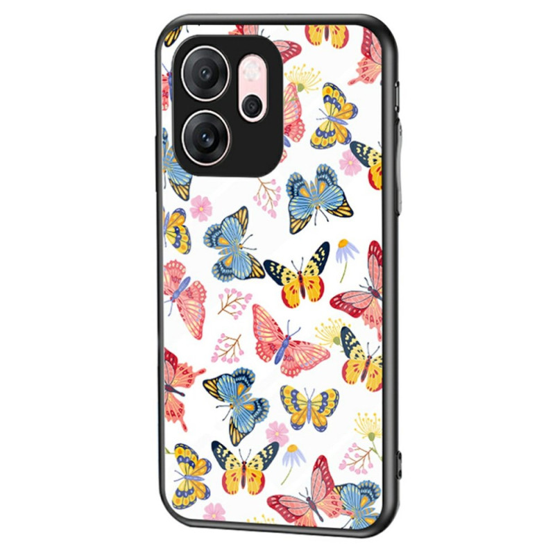 Coque Oppo Reno 14 F 5G Verre Trempé Papillons