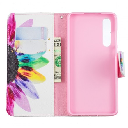 Housse Huawei P30 Fleur Aquarelle Housse Huawei P30 Fleur Aquarelle