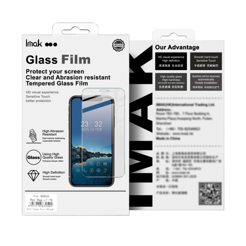 Protection écran Verre Trempé Anti-espion + Protection Caméra Arrière – Pour OPPO Reno 14 FS / 14F 5G | Dureté 9H, Bordure 3D Noire