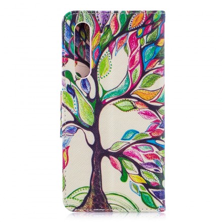 Housse Huawei P30 Arbre Coloré Housse Huawei P30 Arbre Coloré