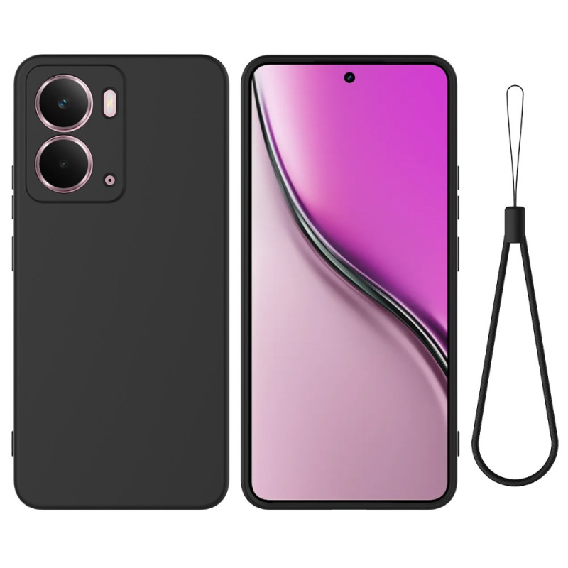 Coque Realme P3 5G Silicone Liquide à Lanière