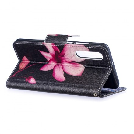 Housse Huawei P30 Fleur Rose Housse Huawei P30 Fleur Rose