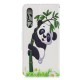 Housse Huawei P30 Panda Sur Le Bambou