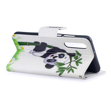 Housse Huawei P30 Panda Sur Le Bambou Housse Huawei P30 Panda Sur Le Bambou