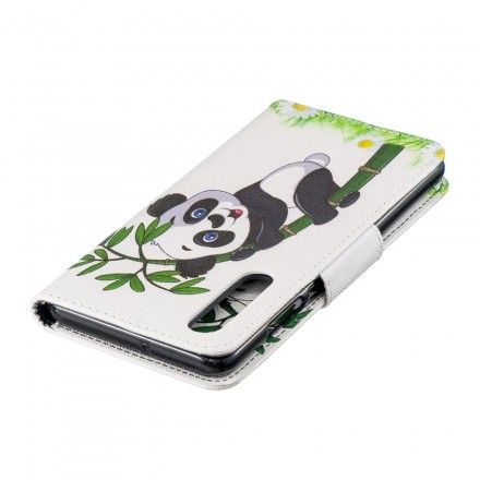 Housse Huawei P30 Panda Sur Le Bambou