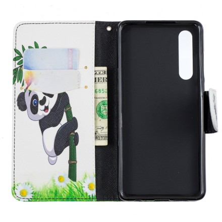 Housse Huawei P30 Panda Sur Le Bambou Housse Huawei P30 Panda Sur Le Bambou