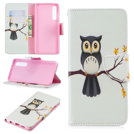 Housse Huawei P30 Hibou Perché Sur La Branche