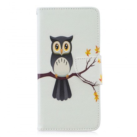 Housse Huawei P30 Hibou Perché Sur La Branche