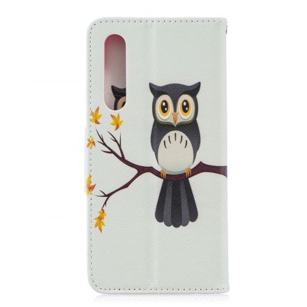 Housse Huawei P30 Hibou Perché Sur La Branche Housse Huawei P30 Hibou Perché Sur La Branche