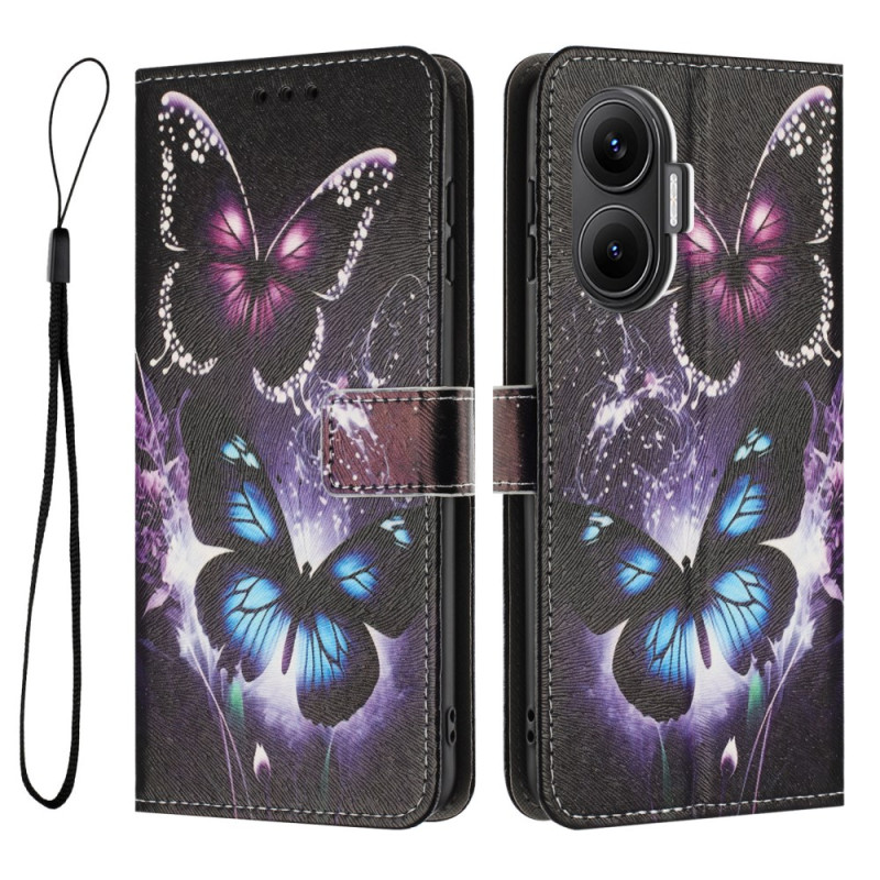 Housse Poco F7 Deux papillons