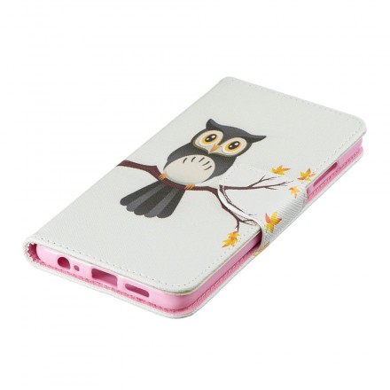 Housse Huawei P30 Hibou Perché Sur La Branche Housse Huawei P30 Hibou Perché Sur La Branche