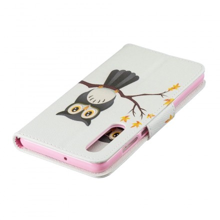 Housse Huawei P30 Hibou Perché Sur La Branche Housse Huawei P30 Hibou Perché Sur La Branche