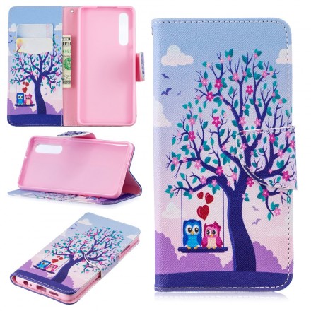 Housse Huawei P30 Hiboux Sur La Balancoire Housse Huawei P30 Hiboux Sur La Balancoire