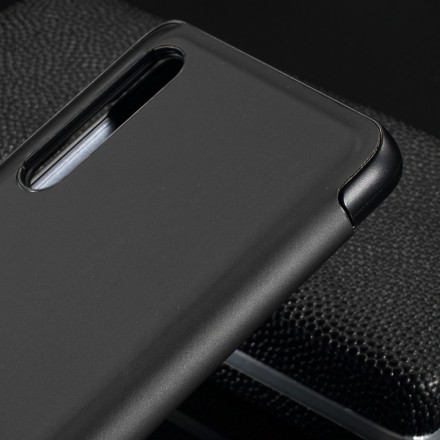 View Cover Huawei P30 Miroir et Effet Cuir View Cover Huawei P30 Miroir et Effet Cuir