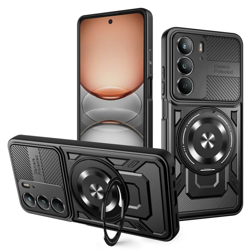 Coque Realme 14X 5G Magnétique avec Support Rotatif
