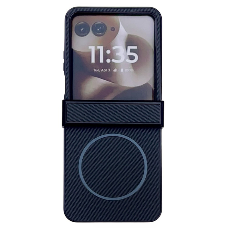 Coque Motorola Razr 60 Ultra Compatible MagSafe Fibre Carbone